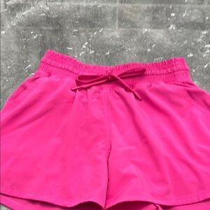 Abercrombie & Fitch Pink Athletic Shorts Lightweight Elastic Waist